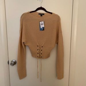 NWT Crop Sweater